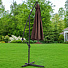 Зонт садовый 3х3х2.5 м, кофейный, со стальной опорой, Green Days - фото 2