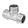 Тройник 3/4&amp;quot;, ш-ш-ш, латунь, AquaLink