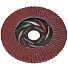 Круг лепестковый торцевой КЛТ2 для УШМ, LugaAbrasiv, диаметр 125 мм, посадочный диаметр 22 мм, зерн A50, шлифовальный - фото 2