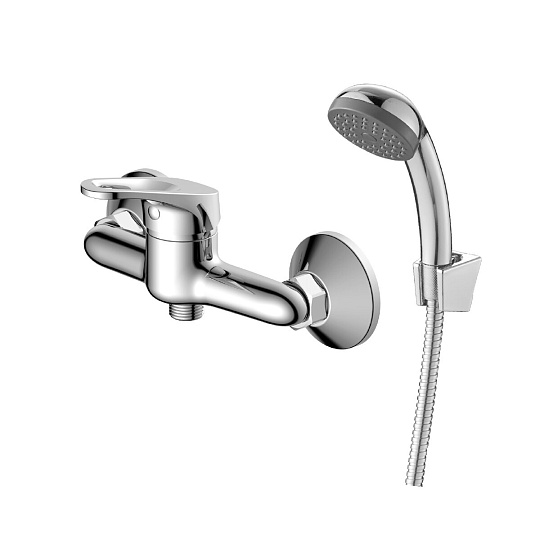 Смеситель одноручный для душа, картр. 35 мм, хром, DECOROOM, DR21055