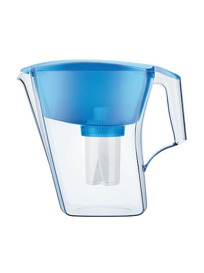 Фильтр-кувшин Аквафор, Cити, для холодной воды, 1 ступ, 2.8 л, голубой, 209046