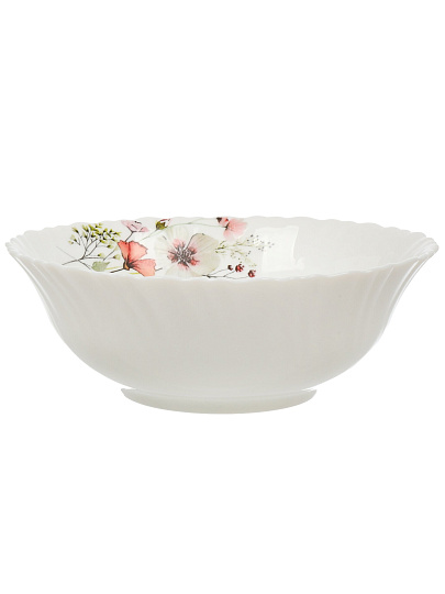 Салатник стеклокерамика, фигурный, 15х6 см, 0.4 л, Сухоцветы, МФК, MFK21181