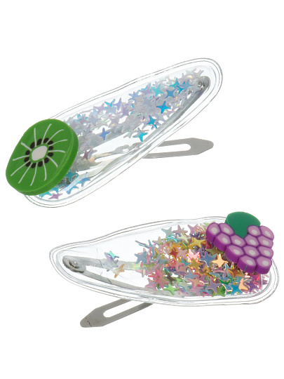 Набор заколок для волос, фруктовый микс, 6 шт, A110090