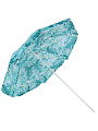 Зонт пляжный 200 см, с наклоном, 8 спиц, металл, Тропические листья, LG07/2 - фото 4