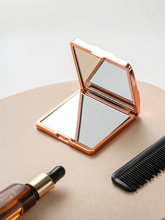 Зеркало карманное, 7.5х7.5 см, квадратное, A070071