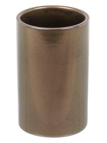 Стакан для зубных щеток Бронза/черный, керамика, 7.3x11.9 см, BCE1355AA-TB