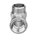 Тройник 3/4&amp;quot;х1/2&amp;quot;х3/4&amp;quot;, г-ш-г, латунь, AquaLink - фото 4