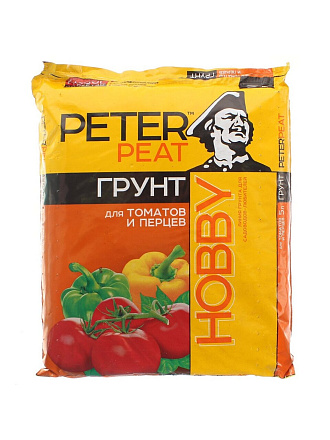 Грунт Hobby, для томатов и перцев, 10 л, Peter Peat