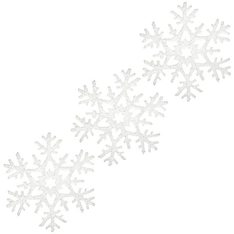 Подвеска Monte Christmas, Снежинка, 6 шт, белая, 14 см, N6051111