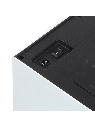 Фонарь декоративный 31х9.5х21 см, USB шнур, АА 3шт, пластик, стекло, Камин, M120013