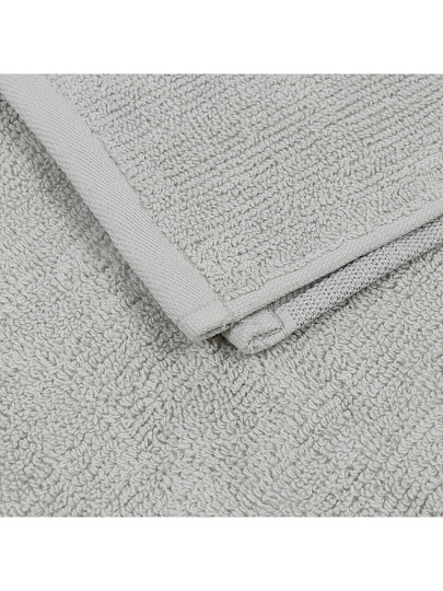 Полотенце банное 70х140 см, 100% хлопок, 500 г/м2, Перо, Barkas, серое, Узбекистан