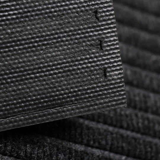 Коврик грязезащитный влаговпитывающий, 45х75 см, прямоугольный, полипропилен, резина, серый, Dzen, Blabar, 93731