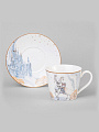 Чайная пара фарфор, 2 предмета, на 1 персону, 300 мл, Lefard, Снежная королева, 590-623 - фото 3