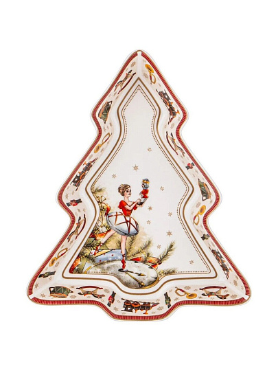 Блюдо фарфор, фигурное, 21х25х4 см, Щелкунчик, Lefard, 85-1925