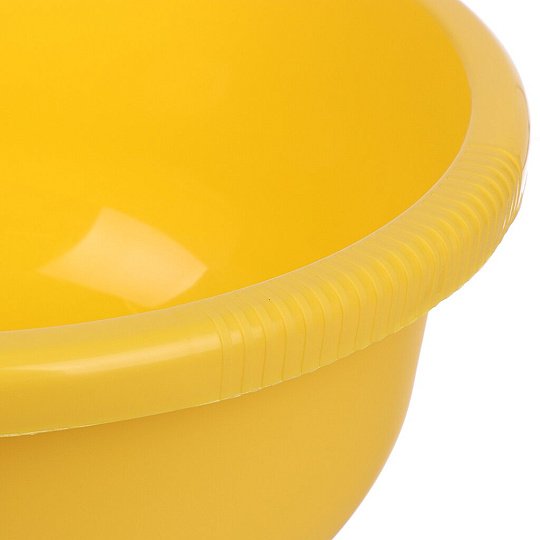 Таз пластик, 9.5 л, круглый, Fun Summer, желтый, Spin&amp;Clean, SC100210613