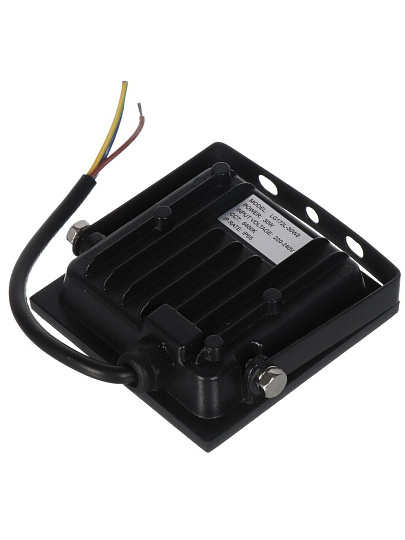 Прожектор светодиодный, Lofter, LG172L-30W2, 30 Вт, 6400 К, IP65, 2400 Лм, черный