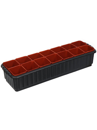 Набор для рассады 14 стаканчиков, с поддоном, в ассортименте, Радиан