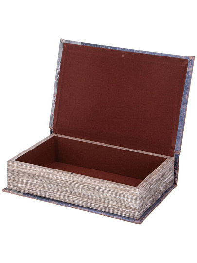 Шкатулка-книга для украшений, МДФ, стекло, 27х18х7 см, Lefard, 94-203