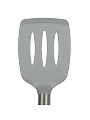 Лопатка кулинарная нейлон, силикон, 34.5х8 см, навеска, Daniks, Style, S-2-DC12-KT678-G02, с прорезями - фото 3