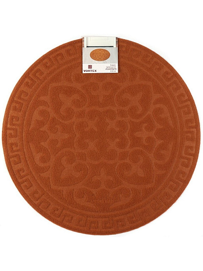 Коврик придверный, 65х65 см, круглый, D 65 см, Comfort, Vortex, 22388