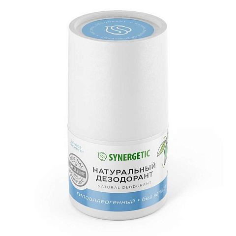 Дезодорант Synergetic, Без запаха, ролик, 50 мл