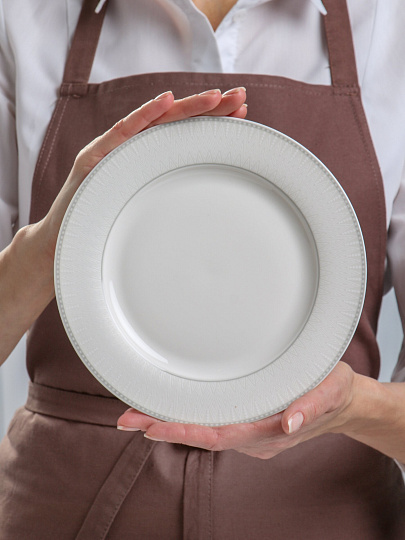 Тарелка десертная, фарфор, 21 см, круглая, Iconic, Fioretta, TDP692