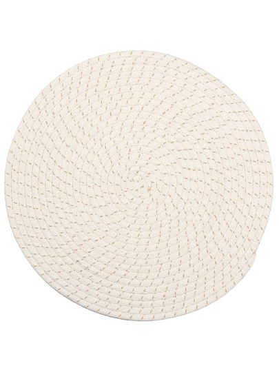 Салфетка сервировочная полимер, 38 см, круглая, Y4-9634