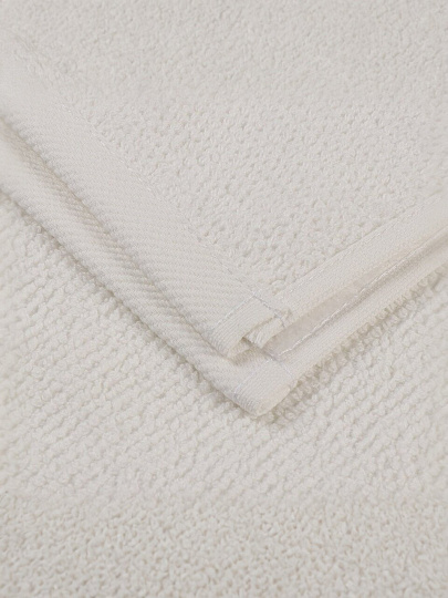 Полотенце банное 50х90 см, 100% хлопок, 470 г/м2, Амур, Silvano, белое, Узбекистан