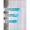 Штора для ванн 180х180 см, полиэстер, Прозрачная, STSC1016 - фото 6