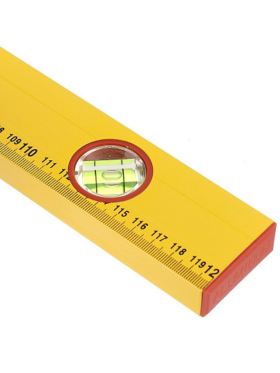 Уровень алюминий, 1200 мм, 3 глазка, линейка, желтый, Bartex, HJ-88D