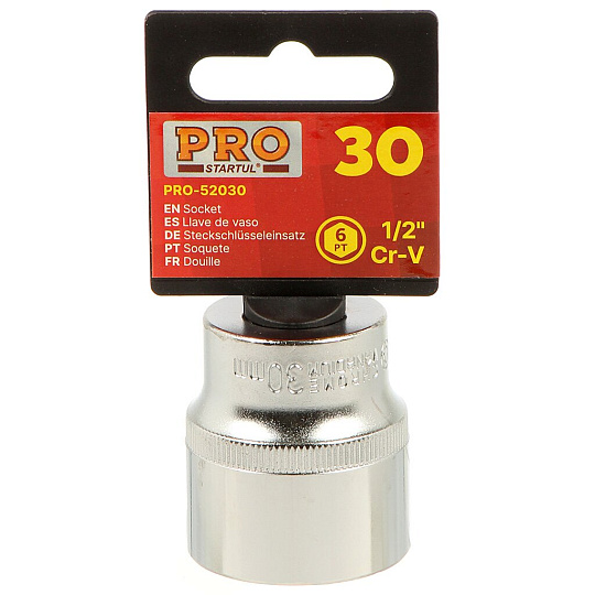 Головка торцевая 6-гранная 1/2&quot;, 30 мм, PRO-52030