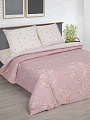 Постельное белье 2-спальное, простыня 160х200 см, 2 наволочки 70х70 см, пододеяльник 175х215 см, простыня на резинке, АртПостель, поплин, Сакура