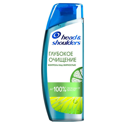 Шампунь Head & Shoulders, Detox Глубокое очищение Контроль над жирностью, против перхоти, 300 мл