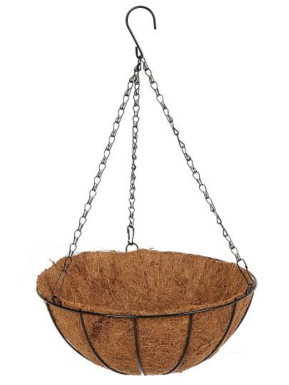 Кашпо подвесное 30х13 см, круглое, Волокно, Y4-4027