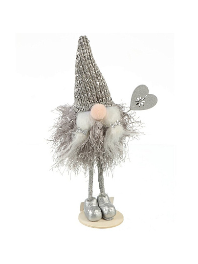 Фигурка декоративная Гномик, 22 см, серая, Y4-8434