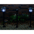 Фонарь садовый Uniel, USL-S-181/PT720 LANTERN SET02, на солнечной батарее, наземный, пластик, 72 см, белый свет, черный - фото 2