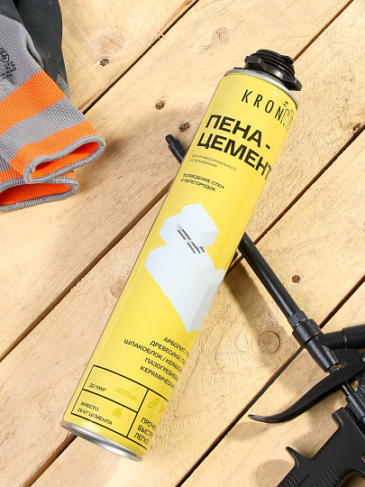 Пена-цемент Kronbuild, профессиональная, 850 мл, FC850