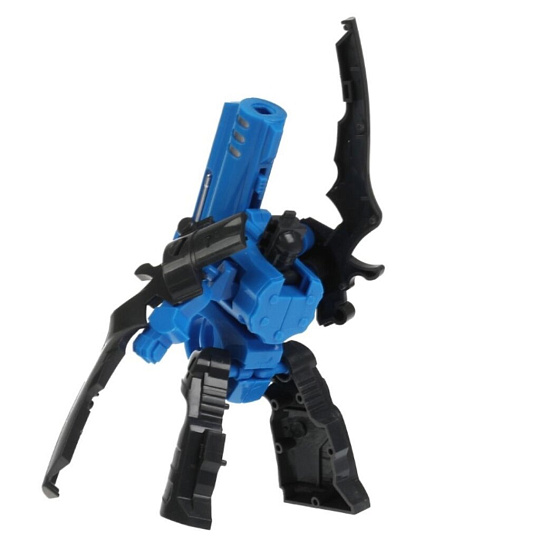 Робот Технодрайв, 15х22х3 см, трансформирующийся в оружие, пластик, ZY1172309-R, синий