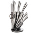 Набор ножей 8 предметов, сталь, рукоятка пластик, с подставкой, Y4-6439 - фото 5