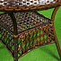Мебель садовая Green Days, коричневая глазурь, стол, 80х80х73 см, 4 кресла, 150 кг, SYA2116 - фото 5