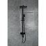 Душевая система для ванны, Frap, с картриджем, черная, F24802-6 - фото 7
