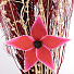 Цветок искусственный декоративный Тинги Композиция, бело-бордовый - фото 2