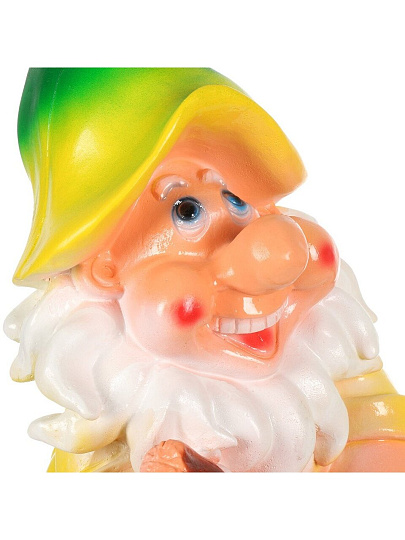 Фигурка садовая Гном с лопатой на подставке, 25х43 см, гипс, 148