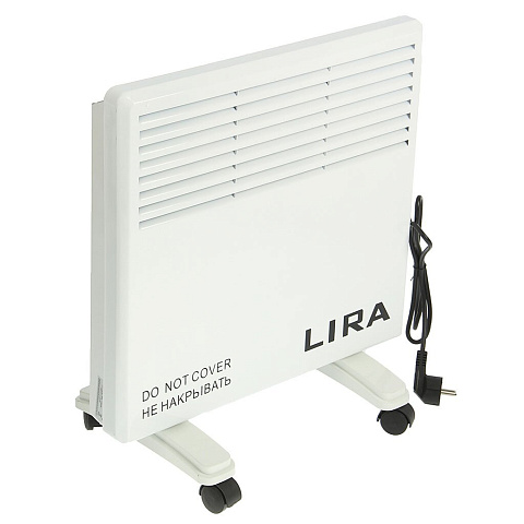 Конвектор Lira, 3 секции, напольный, 1.2 кВт, 12 м2, 2 режима, LR 0501