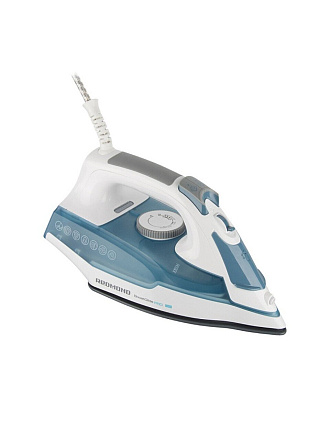 Утюг Redmond, RI-C278, 2200 Вт, керамика, вертикальное отпаривание, противокапельная система, система самоочистки, мерный стакан, 1.6 м, голубой