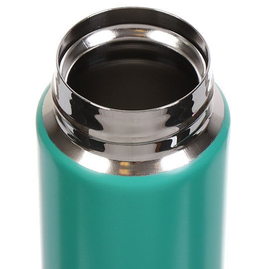 Термобутылка нержавеющая сталь, 350 мл, узкая горловина, Barouge, колба нержавеющая сталь, изумрудный, фиолетовая, ВТ-155