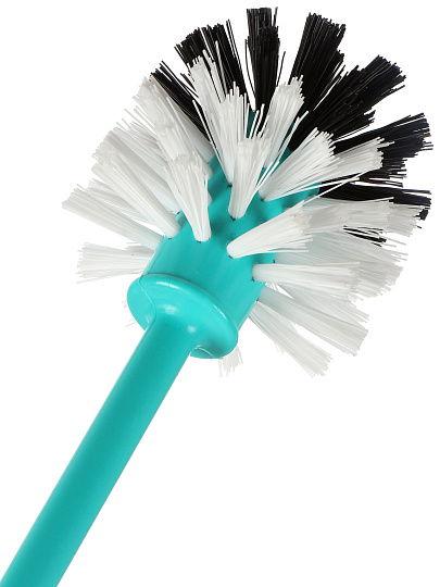 Ерш для туалета Мультипласт, Стандарт, напольный, пластик, бирюзовый, MPG961031/962298