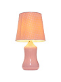 Светильник настольный E14, 40 Вт, розовый, абажур розовый, Gerhort, G32081/1T PNK PNK - фото 2