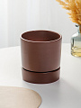 Горшок керамика, 0.9 л, шоколад, Берген № 2, 021729 - фото 2