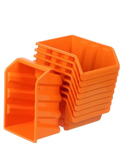 Ящик для метизов, 24.5х17х12.5 см, пластик, Bartex, набор 9 шт